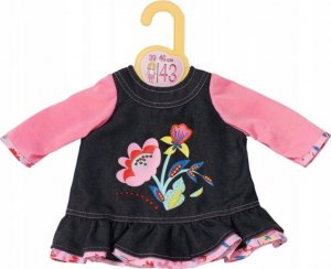 Zapf Sukienka jeansowa Dolly Moda dla lalki Baby Born 43 cm 2