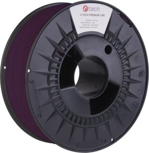 C-Tech C-TECH Tisková struna (filament) PREMIUM LINE, PLA, purpurová fialková, RAL4007, 1,75mm, 1kg 3