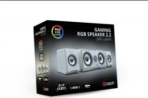 Głośniki komputerowe C-Tech C-TECH reproduktory SPK-16, 2.2, RGB, bílá 3