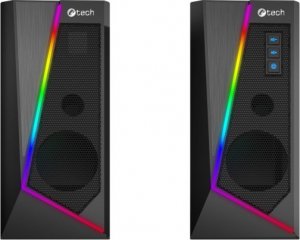 Głośniki komputerowe C-Tech C-TECH reproduktory SPK-17, 2.0, RGB, černá 3