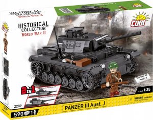 Cobi Klocki Klocki Historical Collection WWII Panzer III Ausf. J 590 klocków 1