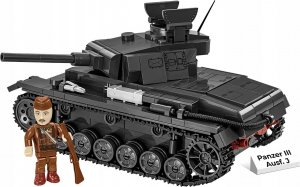 Cobi Klocki Historical Collection WWII Panzer III Ausf. J 590 klocków 3