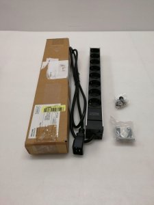 Wizualizer Art.-Multimedia DIGITUS Listwa zasilająca aluminiowa 8 gniazd ze stykami ochronnymi przewód zasilający 2m wtyczka IEC C20 6