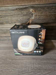Muse | ML-198CR | Alarm function | Light Clock Radio | AUX in | White 5
