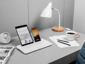 Lampka biurkowa Borland biała  (TRAOSW47235) 6