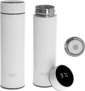 BA Productions LLC Termos Adler AD 4506 biały, wyświetlacz LED, 473ml 5