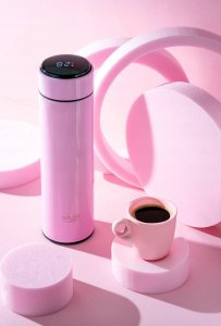 BA Productions LLC Termos Adler AD 4506 różowy,wyświetlacz LED, 473ml 6