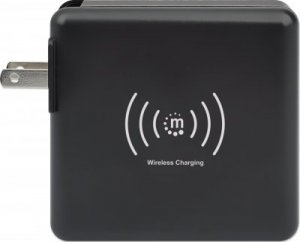 Szybkozłączka Prestigio Manhattan cestovní nabíječka a powerbanka, 4-in-1, 8.000 mAh,  Interchangeable US/EU/UK Plugs, černá 6