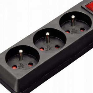 Art.-Multimedia Listwa zasilająca Standard 1,5 m czarna 3