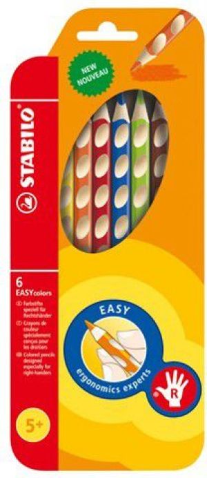 Stabilo Kredki Easycolor 6 kolorĂłw 1