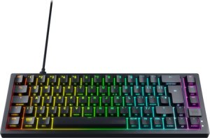 Klawiatura Cherry CHERRY Keyboard Xtrfy K5V2 RGB Compact Gaming MX2A RED [DE] black +++ kompaktes 65%-Format, Hot-Swap-fähige Switches 4