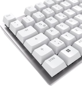 Klawiatura Cherry CHERRY Keyboard KC 200 MX MX2A SILENT RED [DE] white/silver MX2A SILENT RED Switch 5