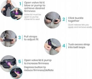 Cabeau Cabeau Incredi-belt Pas Lędźwiowy czarny 3