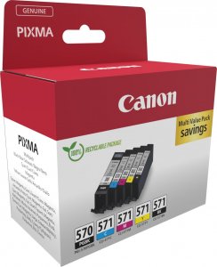 Tusz Canon Zestaw tuszy PGI570/CLI-571 PGBK/C/M /Y/BK Multi 0372C006 2