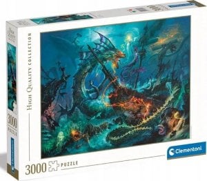 Clementoni Puzzle 3000 elementów High Quality The Underwater Battle 1