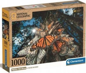 Clementoni Puzzle 1000 elementów Compact National Geographic 1