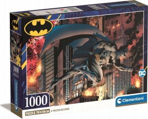 Clementoni Puzzle 1000 elementów Compact Batman 1