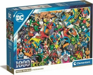 Clementoni Puzzle 1000 elementów Compact DC Comics Liga Sprawiedliwych (Justice League) 1