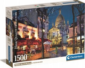 Clementoni Puzzle 1500 elementów Compact Paris Montmarte 1