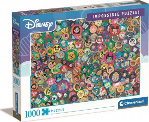 Clementoni Puzzle 1000 elementów Impossible Disney Classic 1