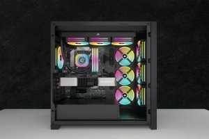 Chłodzenie wodne Corsair iCUE LINK H100i LCD RGB (CW-9061007-WW) 5