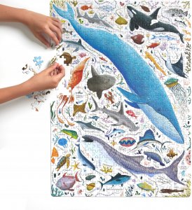 Czuczu Puzzle Puzzlove Ryby i zwierzęta wodne 500 elementów 3