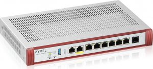 Zapora sieciowa ZyXEL Zyxel USG FLEX100 H Series, 7 Gigabit user-definable ports, 1*1G PoE+, 1*USB (device only) 1