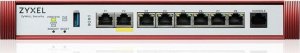 Zapora sieciowa ZyXEL Zyxel USG FLEX100 H Series, 7 Gigabit user-definable ports, 1*1G PoE+, 1*USB (device only) 2