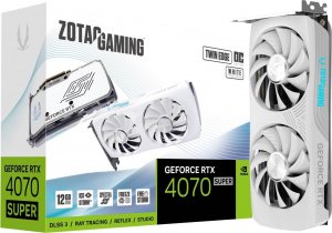 Karta graficzna Zotac Gaming GeForce RTX 4070 SUPER Twin Edge OC White 12GB GDDR6X (ZT-D40720Q-10M) 1