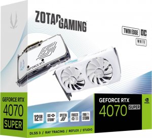 Karta graficzna Zotac Gaming GeForce RTX 4070 SUPER Twin Edge OC White 12GB GDDR6X (ZT-D40720Q-10M) 8