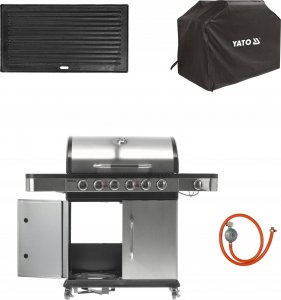 Yato YG-20004 Grill ogrodowy gazowy 20.2 kW 78 cm x 42 cm 20