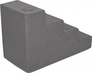 Welsti Schody dla psa Welsti 40cm 4 stopnie ciemne szare w łapki 4
