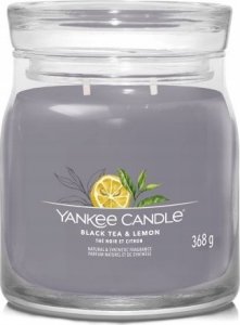 Yankee Candle Yankee Candle Signature Black Tea & Lemon Świeca Średnia 368g 1