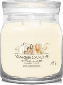 Yankee Candle Yankee Candle Signature Soft Wool & Amber Świeca Średnia 368g 1