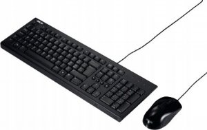 Klawiatura + mysz Asus Asus | Black | U2000 | Keyboard and Mouse Set | Wired | Mouse included | RU | Black | 585 g 1