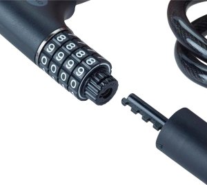 Yale Linka rowerowa z zamkiem szyfrowym i kluczem YCC0/12/100/2 4