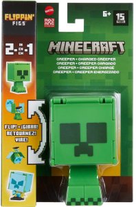 Figurka Mattel Minecraft Flippin' Figs Creeper z transformacją 2w1 (HTL46) 4