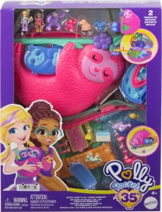 Figurka Mattel Zestaw Polly Pocket Sloth Family 1
