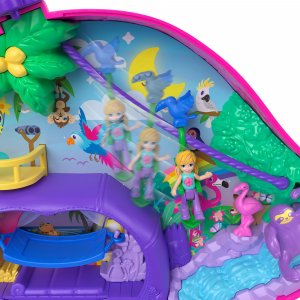 Figurka Mattel Polly Pocket Kompaktowa Torebka Rodzina Leniwców Zestaw (HRD40) 6