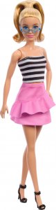 Mattel Lalka Barbie Fashionistas top w biało-czarne paski 1