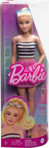 Mattel Lalka Barbie Fashionistas top w biało-czarne paski 2