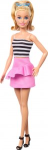 Mattel Lalka Barbie Fashionistas top w biało-czarne paski 6