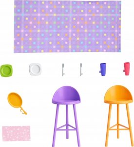 Mattel Barbie Przytulny Domek + Lalka Zestaw (HRJ77) 4