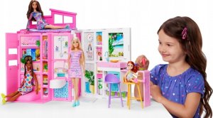 Mattel Barbie Przytulny Domek + Lalka Zestaw (HRJ77) 8