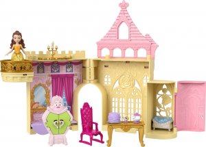 Mattel Disney Princess Mała lalka Bella i zamek 1