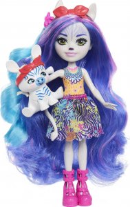 Mattel Lalka Deluxe Enchantimals Zebra 12