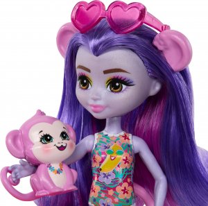 Mattel Zestaw Enchantimals Tropikalny basen + lalka Małpka 3
