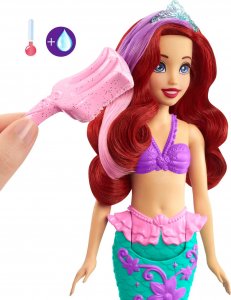 Mattel Disney Princess Arielka Zmiana Koloru (HLW00) 4