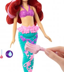 Mattel Disney Princess Arielka Zmiana Koloru (HLW00) 5