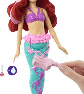Mattel Disney Princess Arielka Zmiana Koloru (HLW00) 10